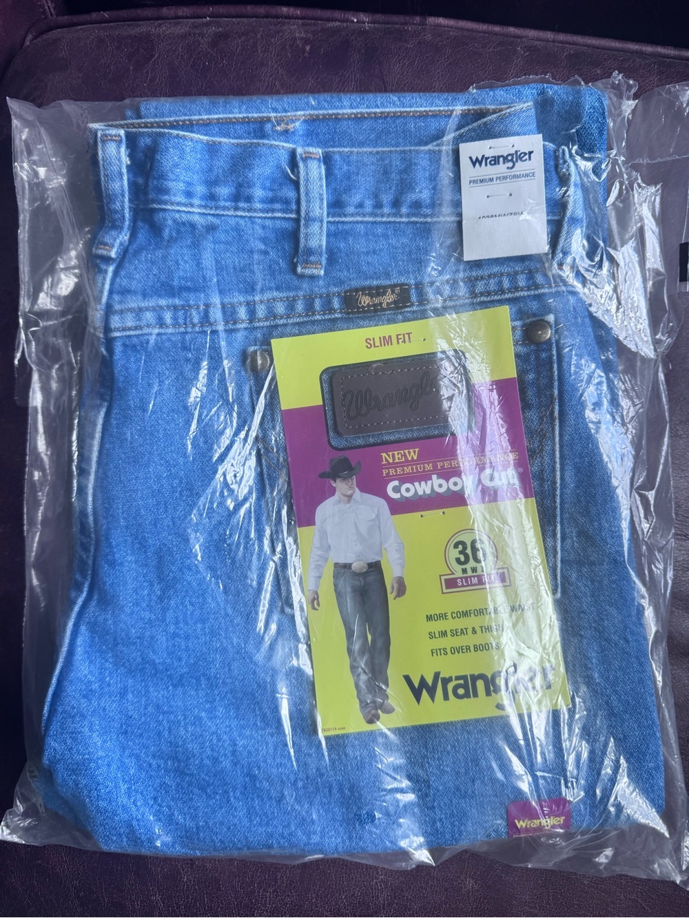 Wrangler Slim Fit Men’s Jeans - Light Blue Denim